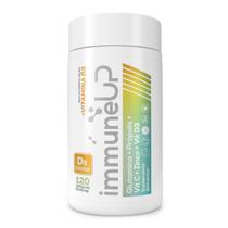 APISVIDA Immune Up Suplemento Alimentar de Glutamina, Própolis, Vitamina C, Zinco e Vitamina D3 120 Cápsulas Produto Natural