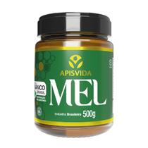 APISVIDA Mel Orgânico Pote 500g Certificado Orgânico 100 Puro e Natural