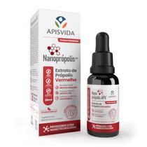 APISVIDA Nanoprópolis Extrato de Própolis Vermelha 20mL Alta Absorção com Nanotecnologia