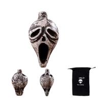 Apito Da Morte Asteca Assustador Com Sons Realistas De Gritos Humanos - Apito Fantasma Asteca