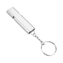 Apito De Sobrevivência De Alumínio De Dupla Frequência, Alto, Para Emergências Ao Ar Livre, Apito De Sobrevivência De Alumínio De Dupla Frequência, Alto, Para Emergências Ao Ar Livre,