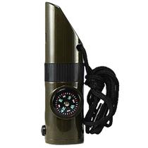 Apito de Sobrevivência Tático 5 em 1 Verde Militar MOD101235