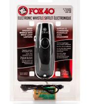 Apito Eletrônico Fox 40 Portátil 120 Decibéis Cor Preto 3 Tons de Som Apito Eletrônico Fox 40 Portátil 120 Decibéis Cor Preto 3 Tons de Som