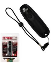 Apito Eletrônico Portátil 3 Tons de Som 120 Dcb cor Preto para Treinadores