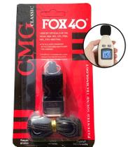 Apito Fox 40 Classic Oficial com Bocal de Silicone e Cordão Embalagem Lacrada