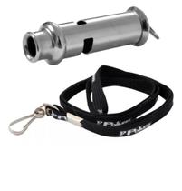 Apito Mesário Em Metal Cromado Com Cordão e Mosquetão Poker Apito Mesário Em Metal Cromado Com Cordão e Mosquetão Poker