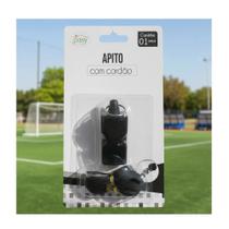 Apito Para Arbitro Esportes Com Cordão 4cm Cor Sortida