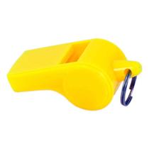 Apito Poker Plástico Cardeal c Esfera Avulso - Amarelo