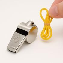 Apito Profissional de Metal com Cordão para Árbitros Treinadores Escolas Esportes Recreação