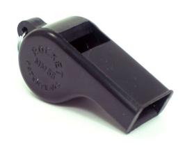 Apito Rocket Plastico mm55 Preto