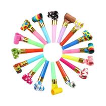 Apitos Coloridos Para Festa De Bebê 30PCS Presentes De Aniversário Para Crianças Brinquedos De Apitos Coloridos Para Festa De Bebê 30PCS Presentes De Aniversário Para Crianças Brinquedos De