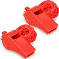 Apitos de Emergência Hipat Vermelho 2 Unidades com Cordão Apitos de Emergência Hipat Vermelho 2 Unidades com Cordão