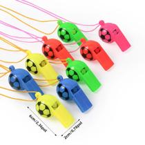 Apitos De Plástico Com Padrão De Futebol, 10 Ou 20 Peças, Lembrancinhas Para Festas De Esportes Ao