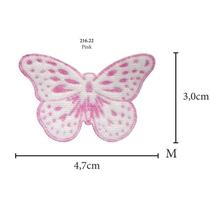 Aplicação Borboleta Rajada M Multicolor - 5 Unid.