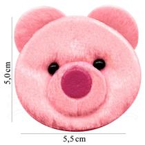 Aplicação Cabeça de Urso Gerson Rosa - 1 Unid. Aplicação Cabeça de Urso Gerson Rosa - 1 Unid.
