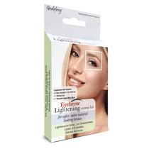 Aplicação de creme clareador de cor de sobrancelhas Godefroy 10mL 2