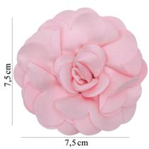 Aplicação Flor Grande Cetim Rosa - 1 Unid. Aplicação Flor Grande Cetim Rosa - 1 Unid.