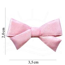 Aplicação Laço de Cetim Rosa - 3 Unid.