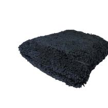 Aplicador de Cera Microfibra Preto 10 X 13cm Auto Crazy