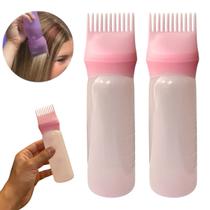 Aplicador De Coloração Tinta Para Cabelo Pente Pintura 2 uni