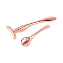 Aplicador De Creme Para Olhos Feminino: Rolo Metálico Para Inchaço E Rugas, Massageador Facial, - LSHOW