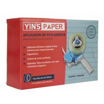 Aplicador de Fita Adesiva 50mm Yin's Paper Azul Aplicador de Fita Adesiva 50mm Yin's Paper Azul