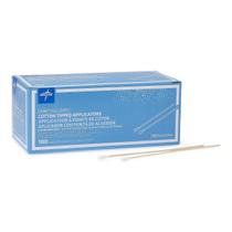 Aplicador de Madeira com Ponta de Algodão Medline Estéril (6cm) - Pacote com 2000 Unidades