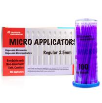 Aplicador de microescova dental LA MIERE descartável 400 unidades Aplicador de microescova dental LA MIERE descartável 400 unidades