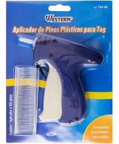 Aplicador De Pinos Plásticos Tag + 100 Pinos Refil Western