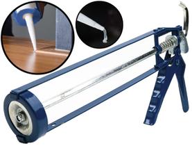 Aplicador De Silicone Manual Aberto Metal Reforçado Barra Dupla Profissional Para Tubos De Até 300g Aplicador De Silicone Manual Aberto Metal Reforçado Barra Dupla Profissional Para Tubos De Até 300g