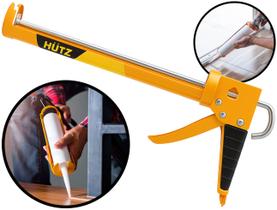 Aplicador De Silicone Tubo Cola Selantes Pistola Manual Profissional Aço Carbono Hutz Aplicador De Silicone Tubo Cola Selantes Pistola Manual Profissional Aço Carbono Hutz