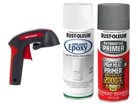 Aplicador Gatilho + Prime Alta Temp Cinza + Epoxi Branco 340G Rust-oleum