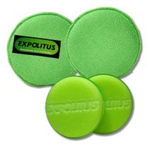 Aplicador Microfibra Expolitus 2Unid Espuma Macia Aplicador Microfibra Expolitus 2Unid Espuma Macia