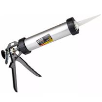Aplicador Pistola de Silicone de Alumínio com Bico Modelo Tubular Tubo Profissional Fertak
