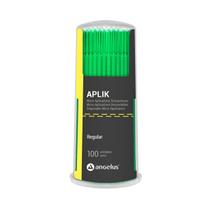 Aplicador Regular Verde Com 100 UN Aplik - Angelus