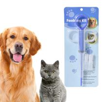 Aplicador Seringa De Remédios Comprimidos Líquidos Alimentador Pet Gato e Cães