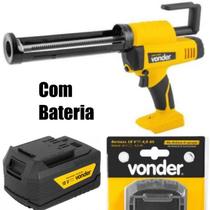Aplicador silicone c/ 1 bateria 4.0 Ah 18V IASV 1830 VONDER Aplicador silicone c/ 1 bateria 4.0 Ah 18V IASV 1830 VONDER