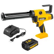 Aplicador Silicone e PU Vonder Com Bateria 2Ah e Carregador Para Tubos 300g ou 305 ML
