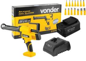 Aplicador Silicone IASV 1830 Vonder +1 Bat 2Ah DWT + Bicos Aplicador Silicone IASV 1830 Vonder +1 Bat 2Ah DWT + Bicos
