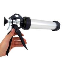 Aplicador Silicone Pu Aluminio Bomba Pistola Grande Engraxadeira Tubo Rejunte Alta Pressao