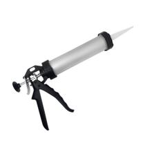Aplicador Silicone Reforçado Tubo Alumínio Para Tubo e Sache Fertak - 30cm