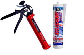 Aplicador Silicone + Silicone Incolor 280 grs