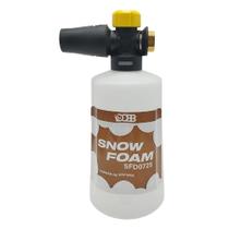 Aplicador Snow Foam Canhão de Espuma Profissional 1/4 700ml Garrafa Branca Encaixe Sem Adaptador Dobb SFD0725