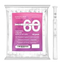 Aplicadores de creme vaginal descartáveis Seroflora (pacote com 60)