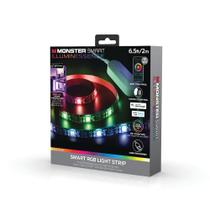 Aplicativo inteligente multicolorido LED Light Strip Monster Wi-Fi 2m Aplicativo inteligente multicolorido LED Light Strip Monster Wi-Fi 2m