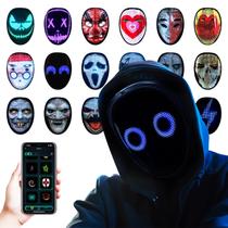 Aplicativo programável Bluetooth de máscara LED AINSKO para Halloween Aplicativo programável Bluetooth de máscara LED AINSKO para Halloween
