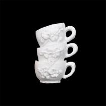 Aplique 3 Xícaras 5x3,5 R0172 Resina