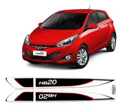 Aplique Adesivo Hyundai Hb20 Emblema Lateral. Prot373
