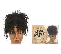 Aplique afro puff xxl organico