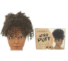 Aplique afro puff xxl organico